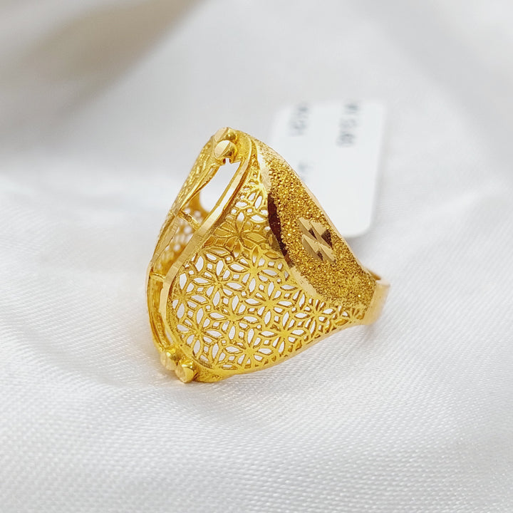 21K Gold Fancy Ring by Saeed Jewelry - Image 4