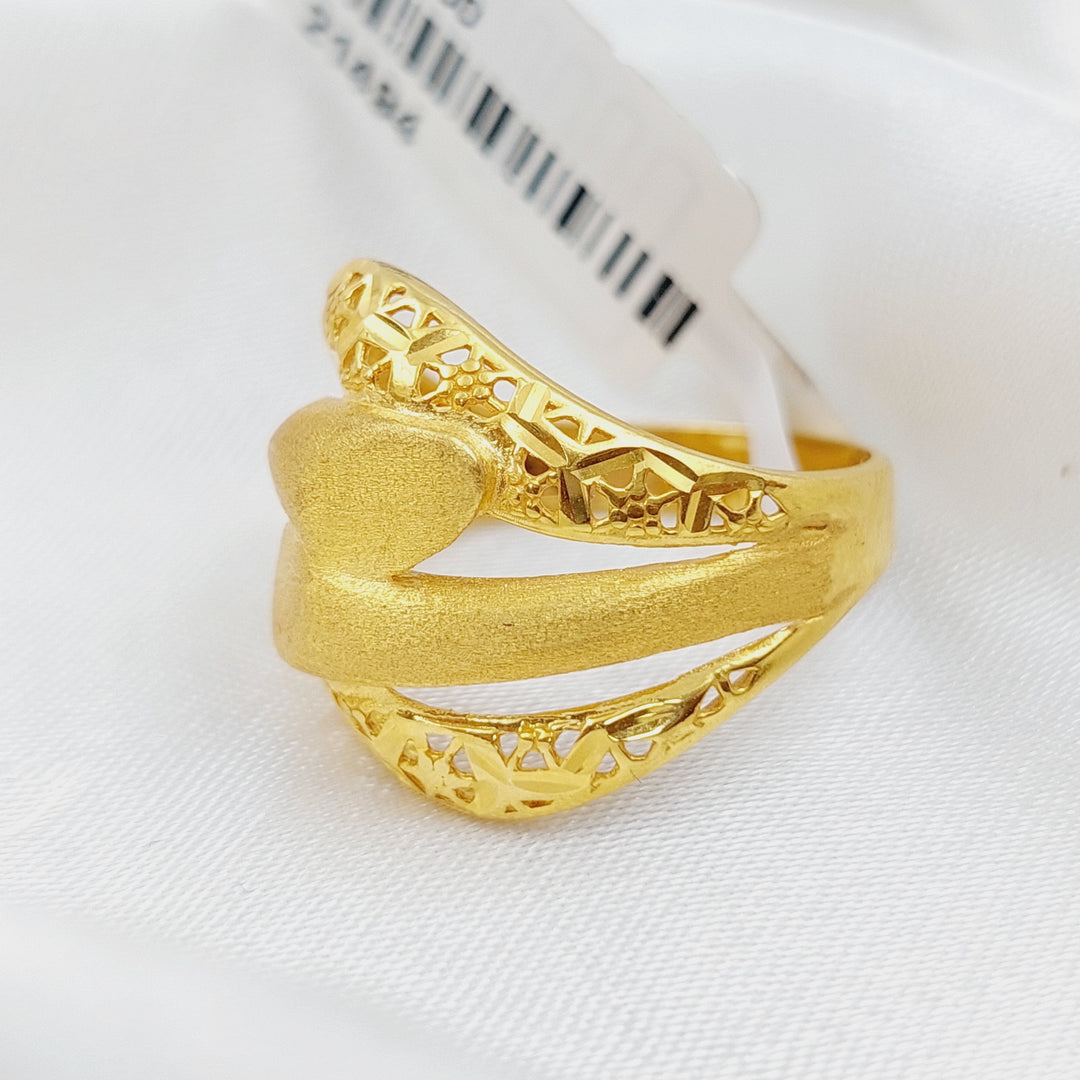 21K Gold Fancy Ring by Saeed Jewelry - Image 1