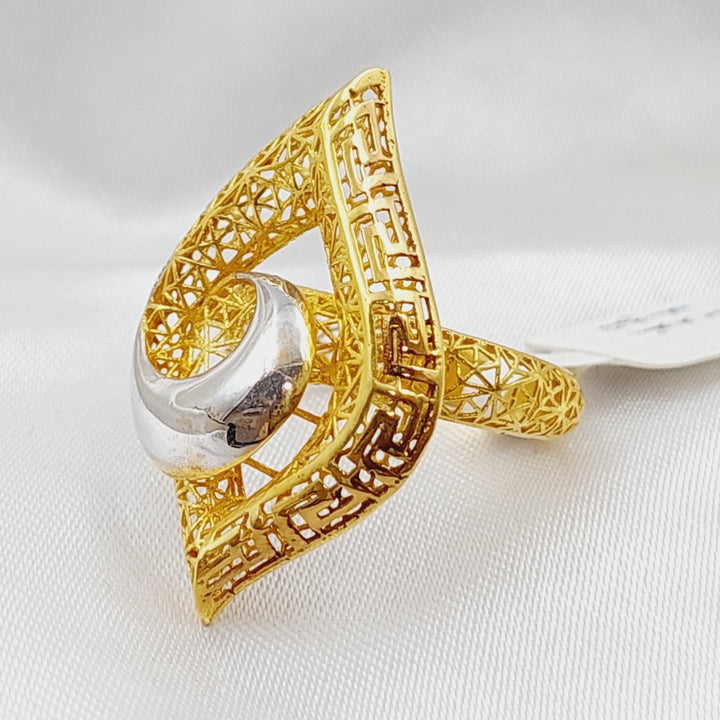 21K Gold Fancy Ring by Saeed Jewelry - Image 1