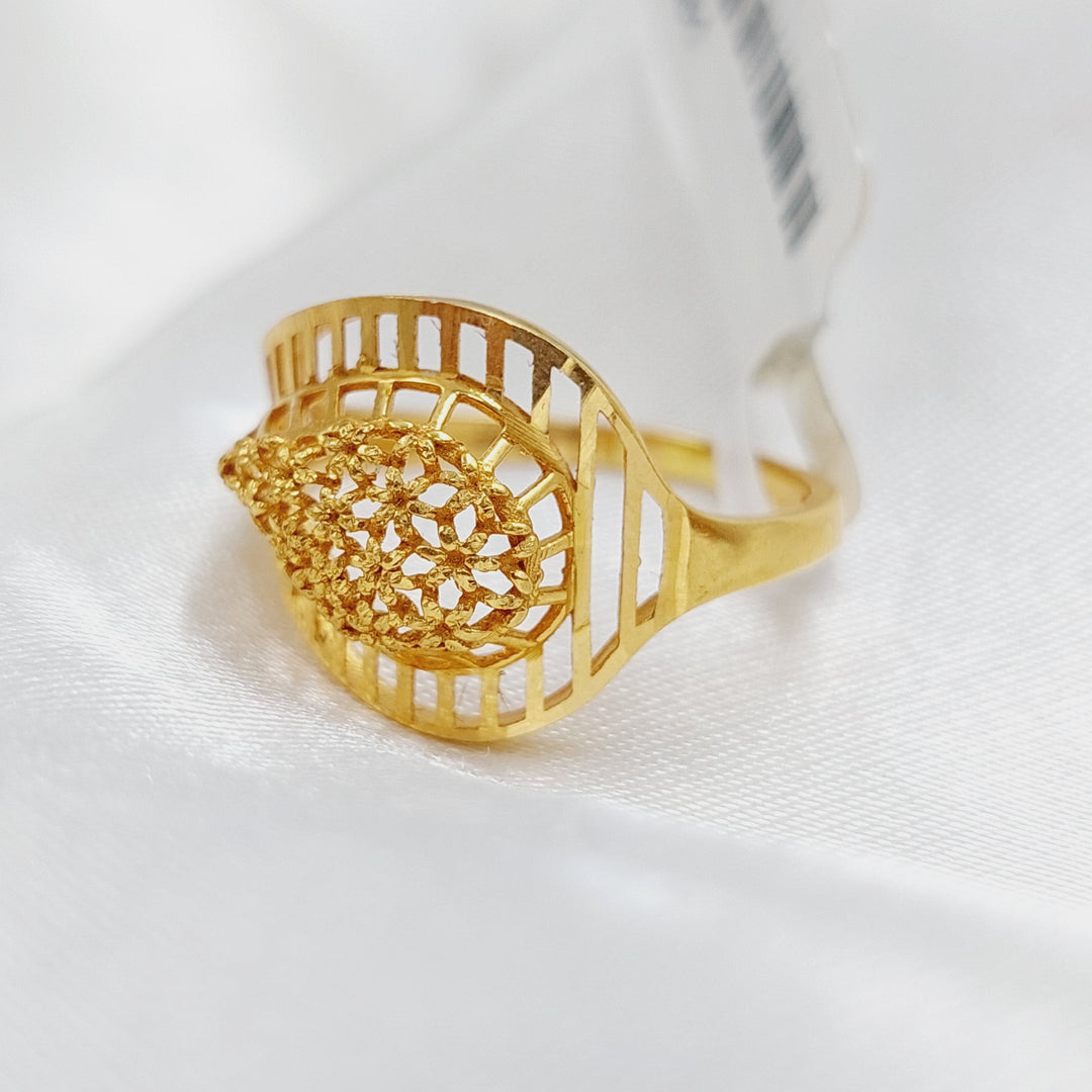 21K Gold Fancy Ring by Saeed Jewelry - Image 5