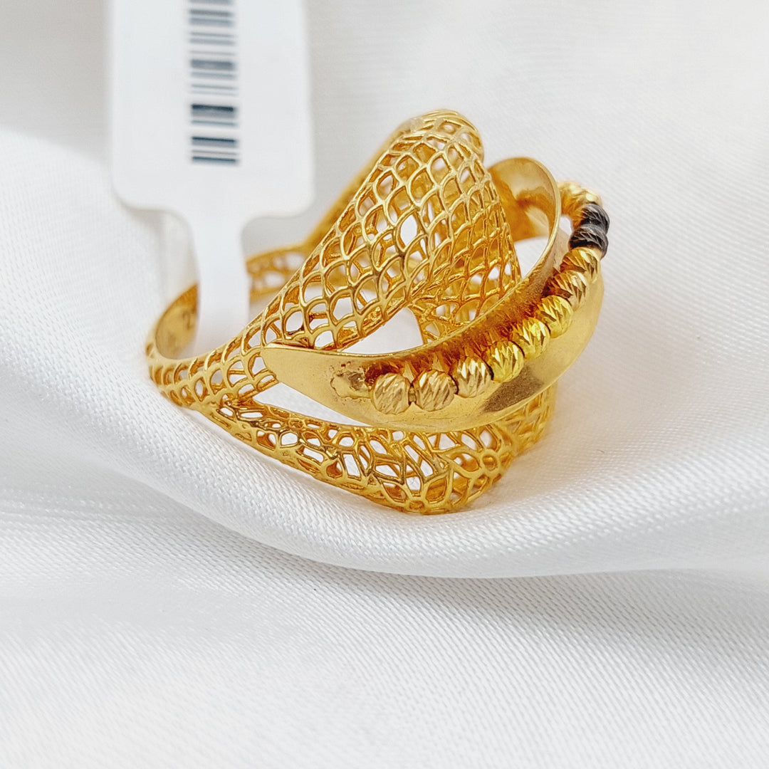 21K Gold Fancy Ring by Saeed Jewelry - Image 5