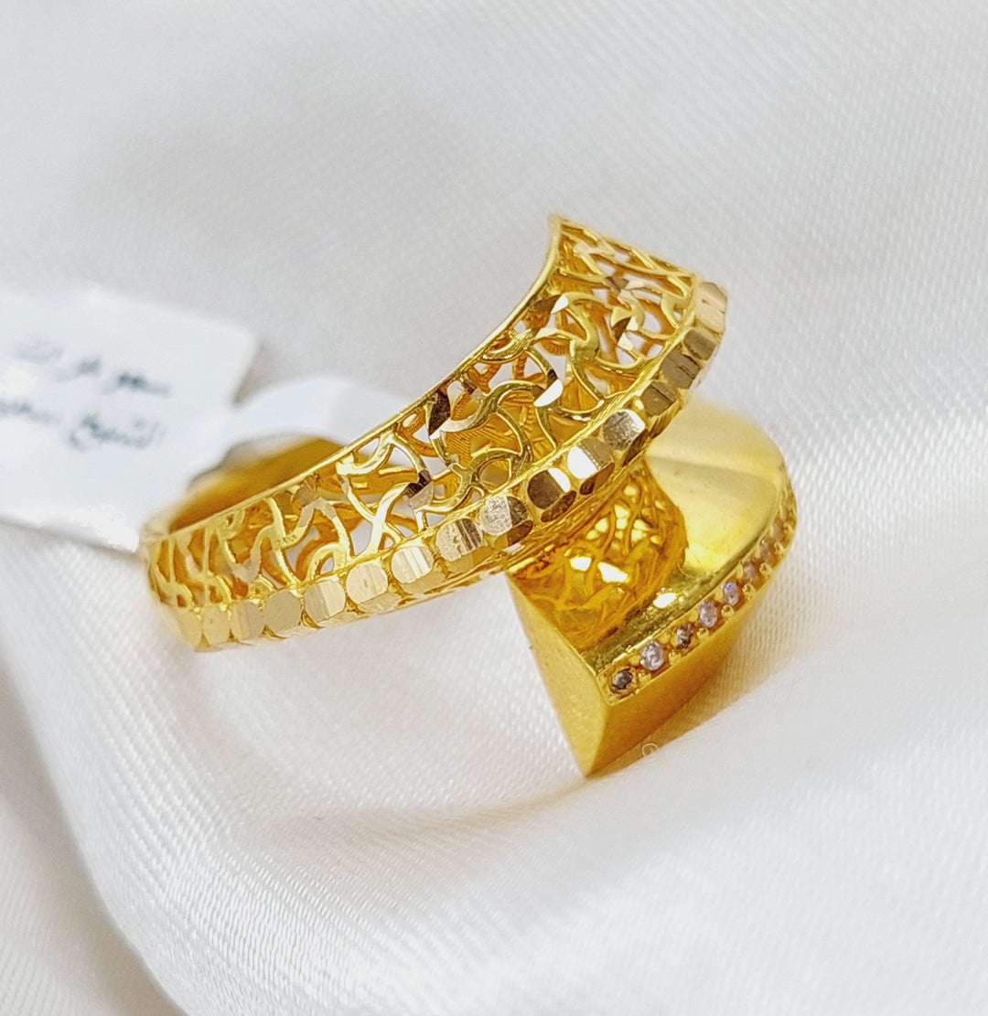 21K Gold Fancy Ring by Saeed Jewelry - Image 6