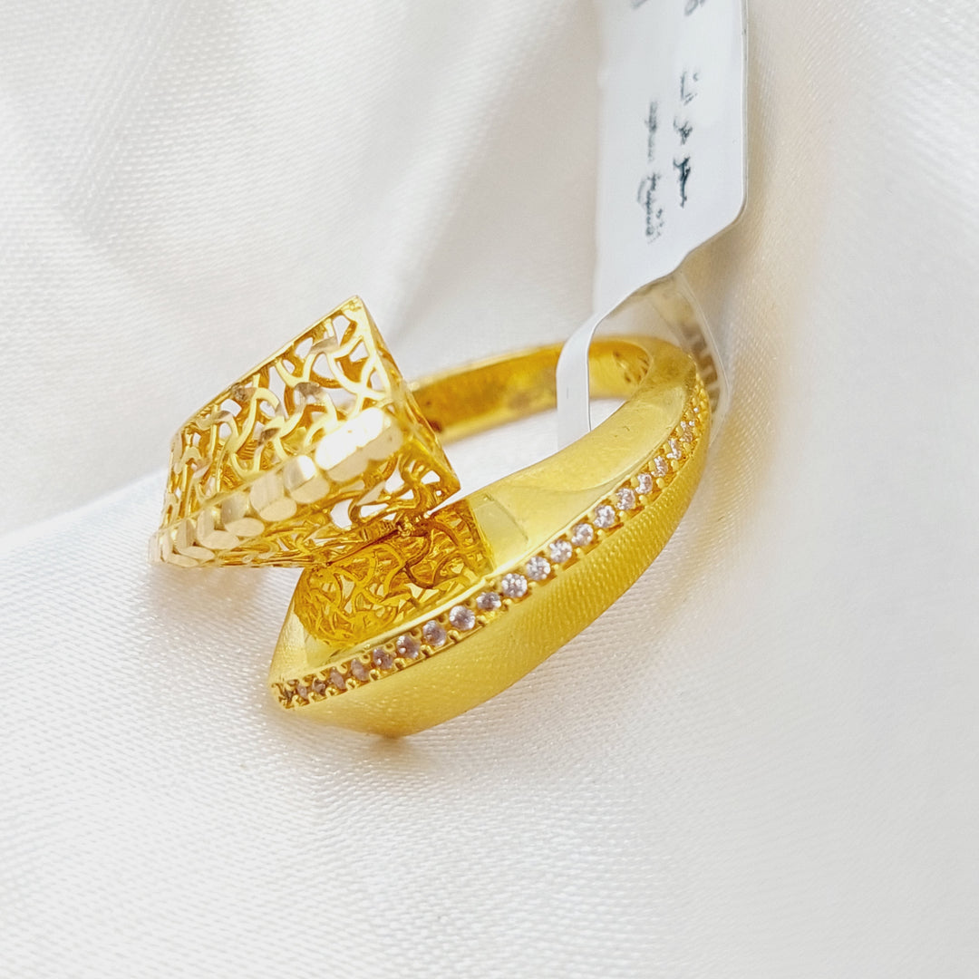 21K Gold Fancy Ring by Saeed Jewelry - Image 9