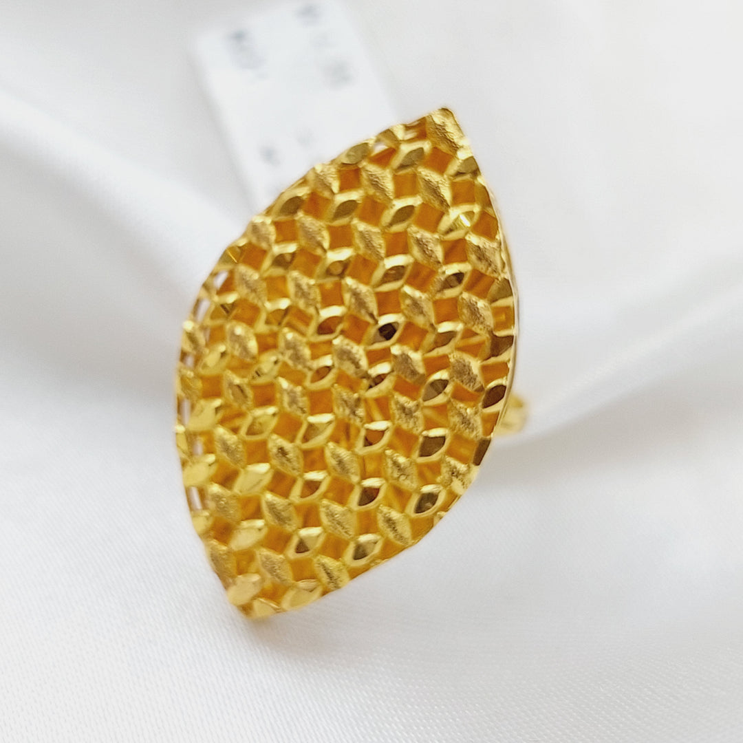 21K Gold Fancy Ring by Saeed Jewelry - Image 4