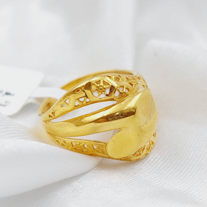 21K Gold Fancy Ring by Saeed Jewelry - Image 3