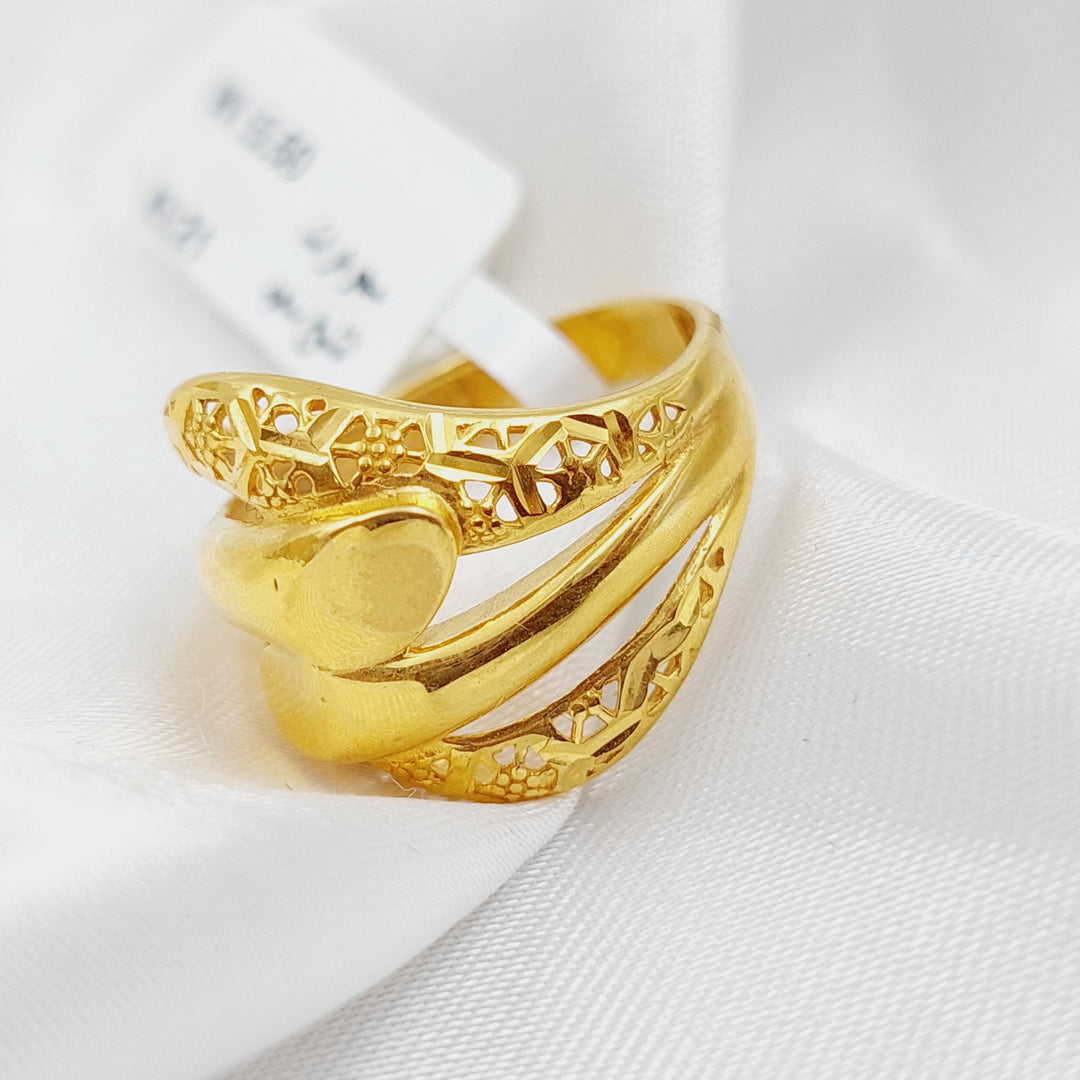 21K Gold Fancy Ring by Saeed Jewelry - Image 5