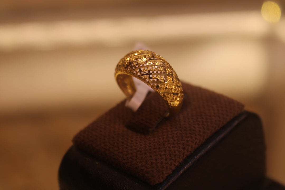 21K Gold Fancy Ring by Saeed Jewelry - Image 4