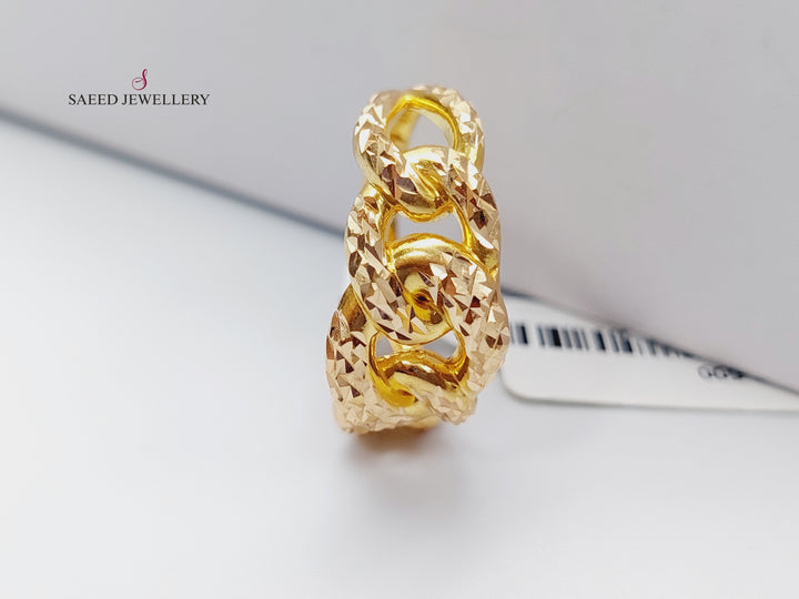 21K Gold Fancy Ring by Saeed Jewelry - Image 3