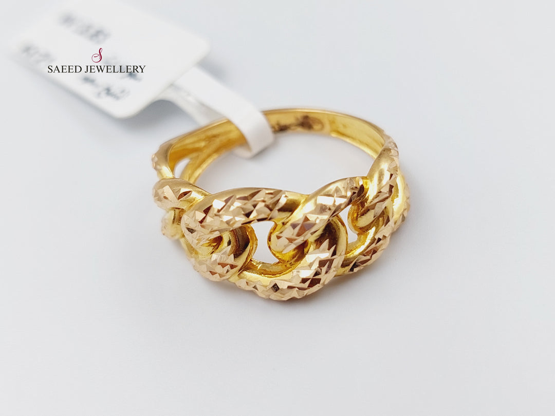 21K Gold Fancy Ring by Saeed Jewelry - Image 15