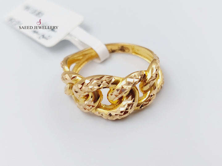 21K Gold Fancy Ring by Saeed Jewelry - Image 15