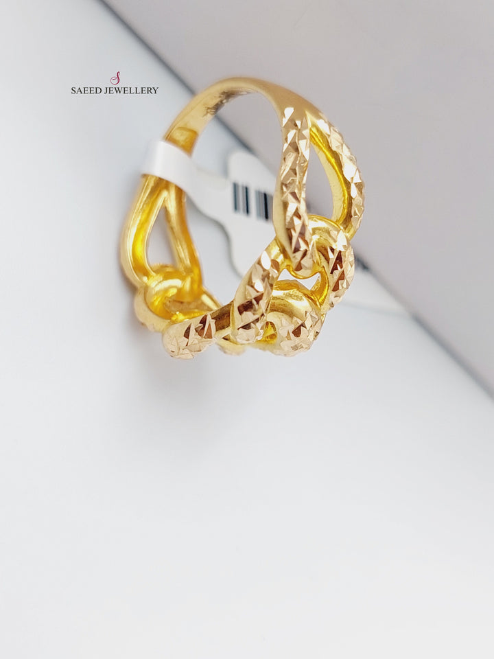 21K Gold Fancy Ring by Saeed Jewelry - Image 6