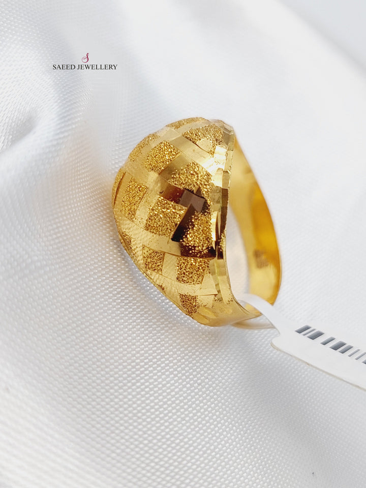 21K Gold Fancy Ring by Saeed Jewelry - Image 3