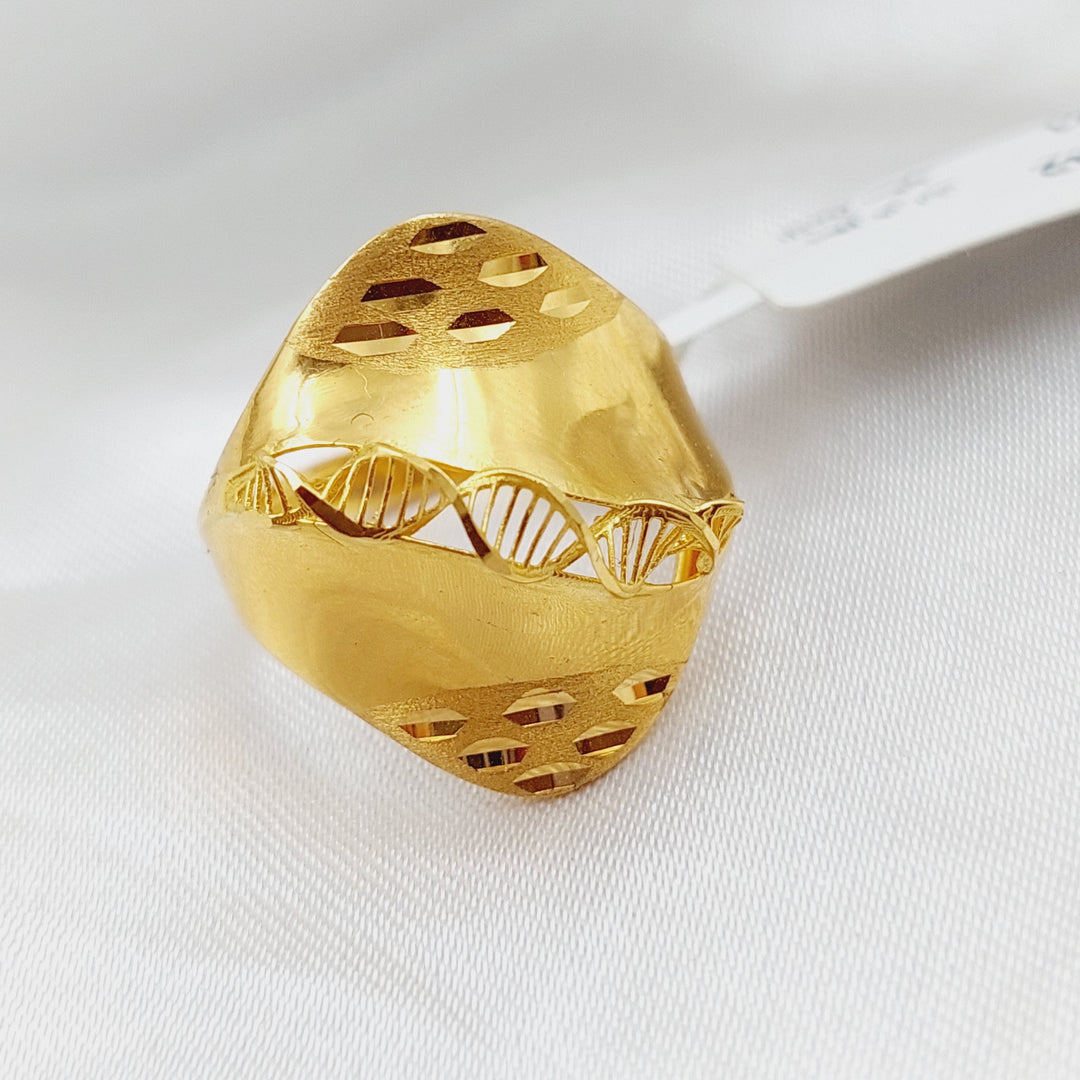 21K Gold Fancy Ring by Saeed Jewelry - Image 1