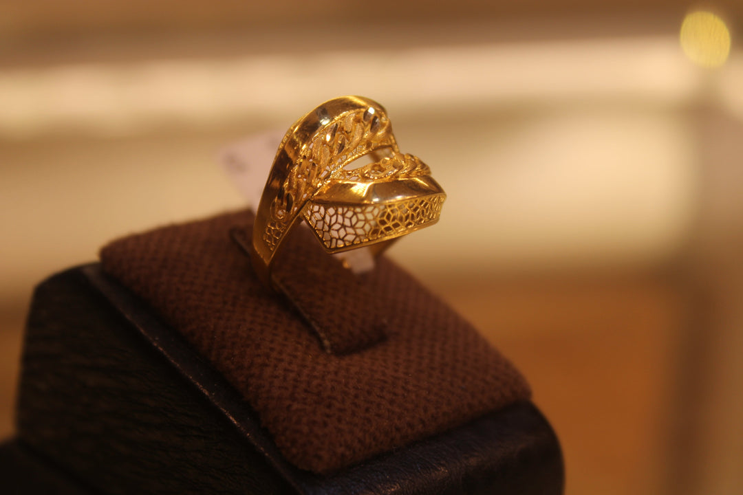 21K Gold Fancy Ring by Saeed Jewelry - Image 8