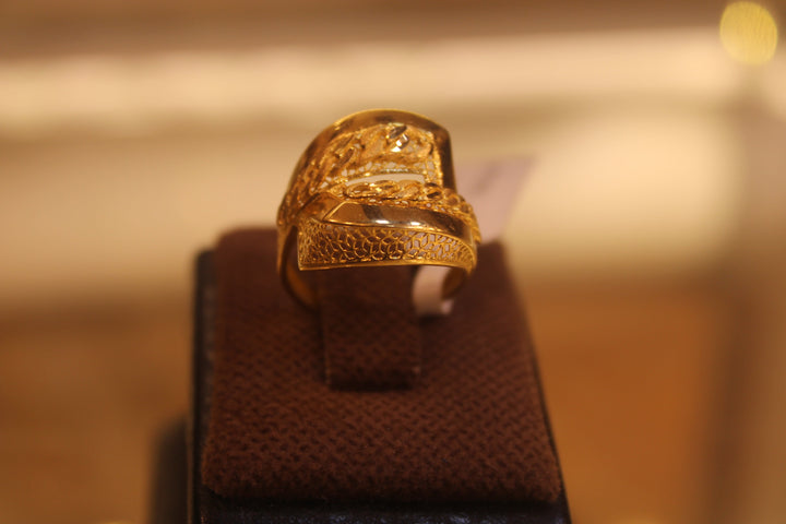 21K Gold Fancy Ring by Saeed Jewelry - Image 7