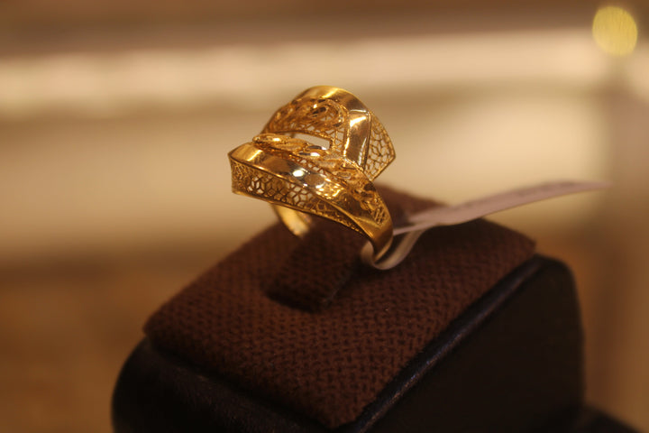 21K Gold Fancy Ring by Saeed Jewelry - Image 5