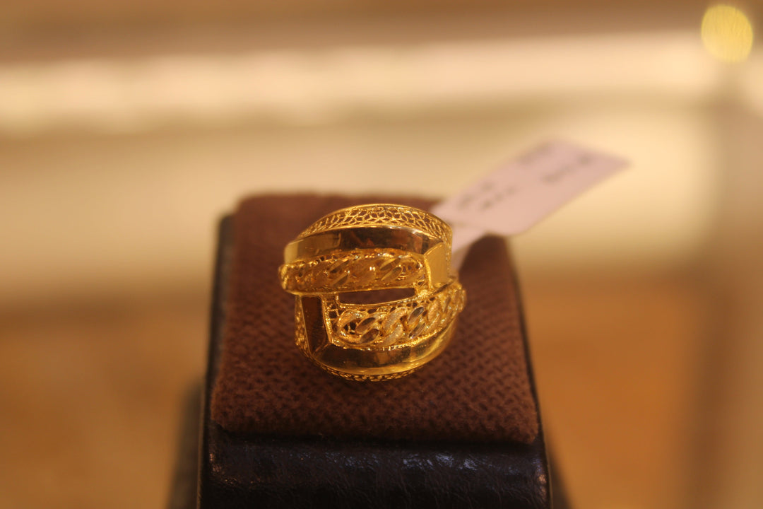 21K Gold Fancy Ring by Saeed Jewelry - Image 6