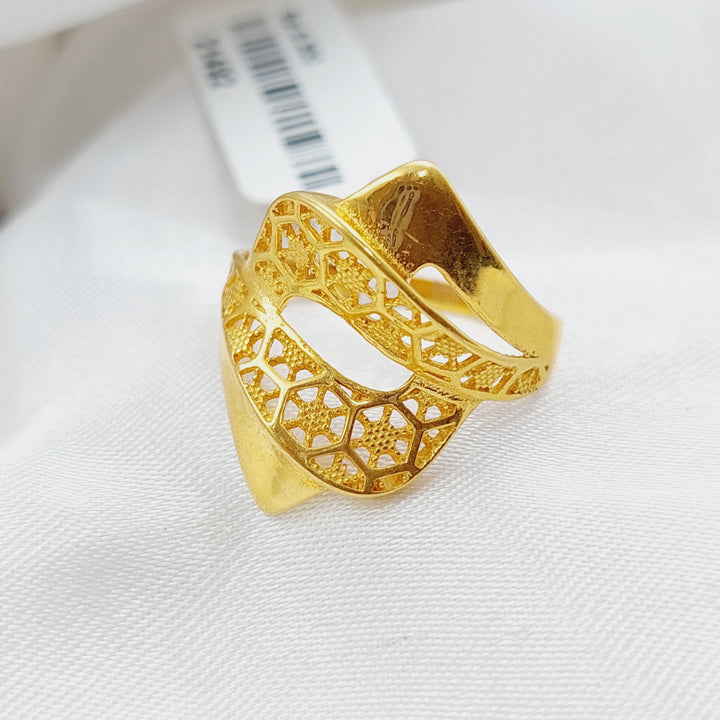 21K Gold Fancy Ring by Saeed Jewelry - Image 1