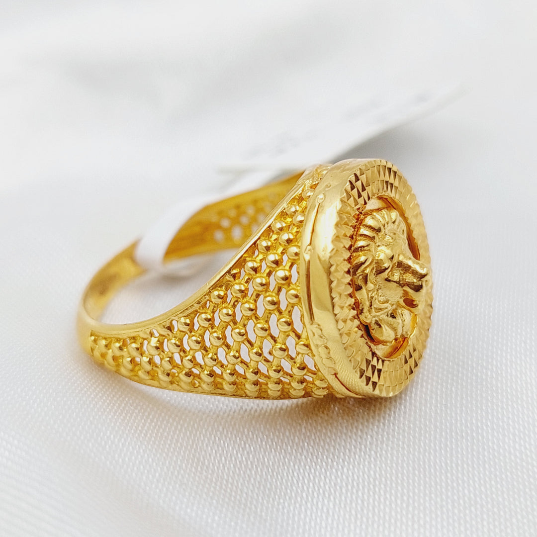 21K Gold Fancy Ring by Saeed Jewelry - Image 4