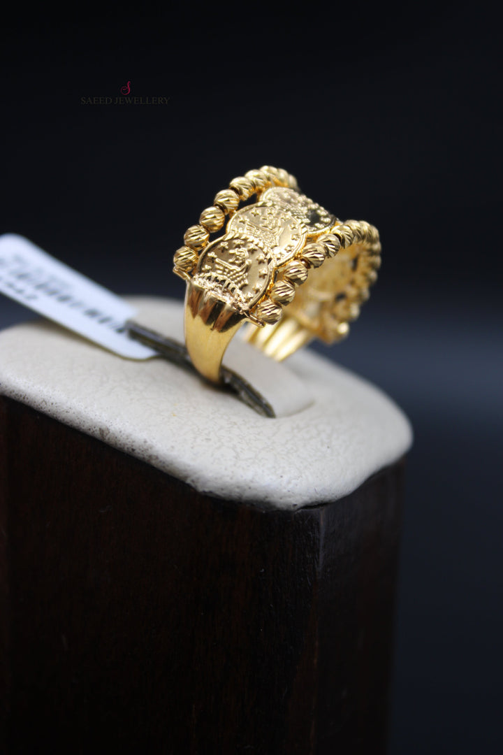 21K Gold Fancy Ring by Saeed Jewelry - Image 6