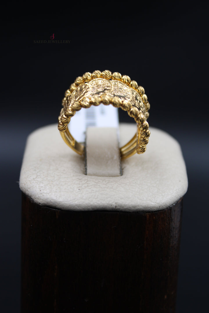 21K Gold Fancy Ring by Saeed Jewelry - Image 9