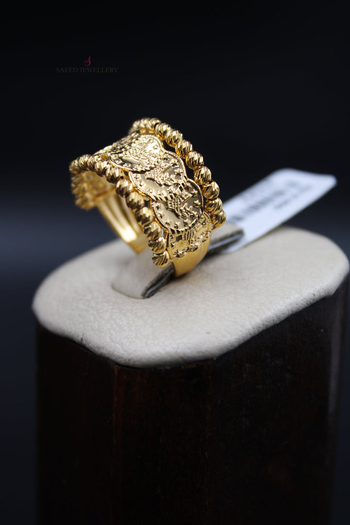 21K Gold Fancy Ring by Saeed Jewelry - Image 10