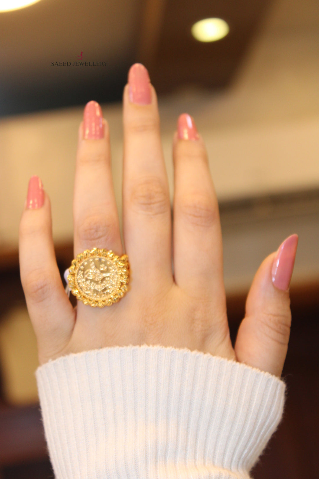 21K Gold Fancy Ring by Saeed Jewelry - Image 7