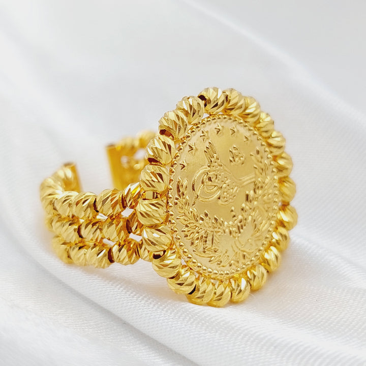 21K Gold Fancy Ring by Saeed Jewelry - Image 3