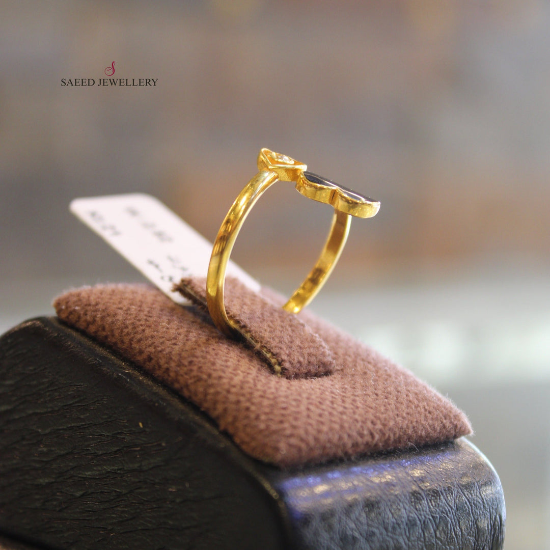 21K Gold Fancy Ring by Saeed Jewelry - Image 2