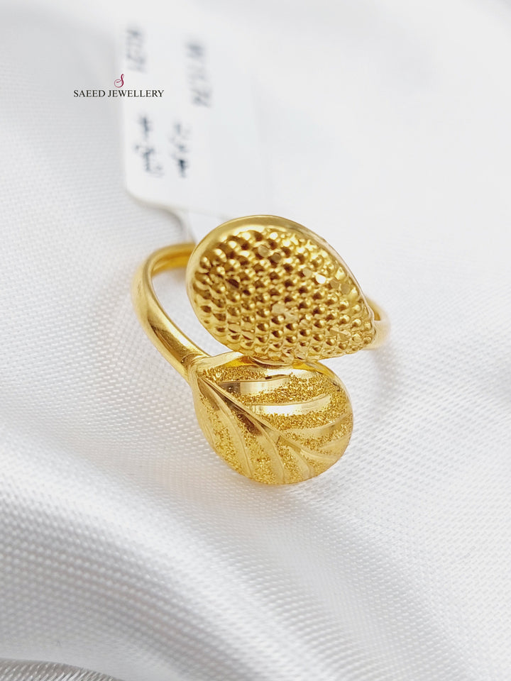 21K Gold Fancy Ring by Saeed Jewelry - Image 1