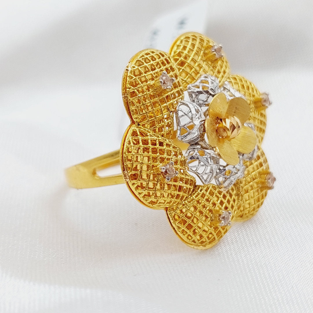 21K Gold Fancy Ring by Saeed Jewelry - Image 1