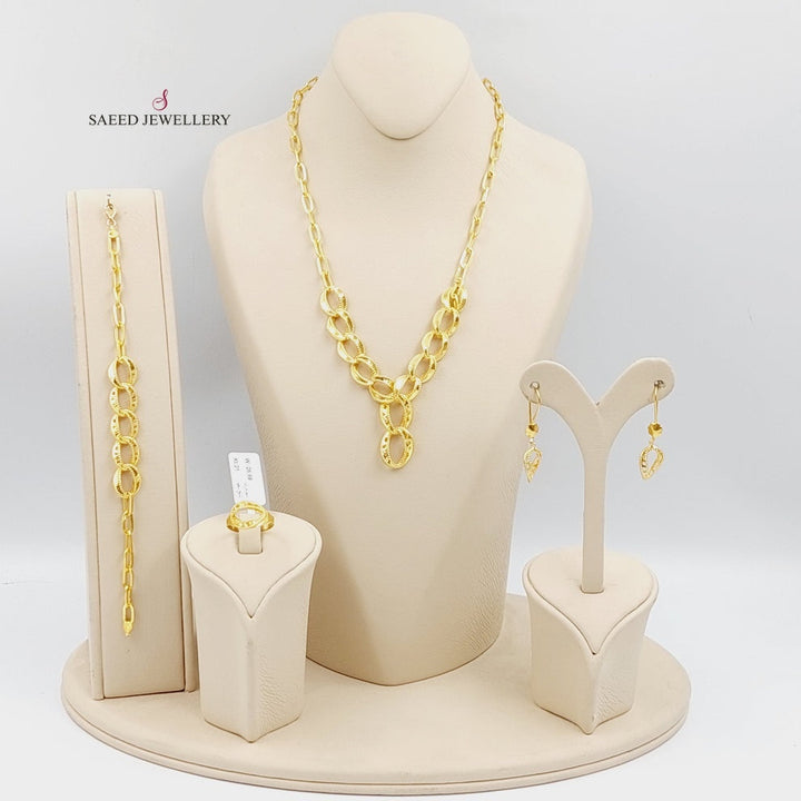 21K Gold Fancy set by Saeed Jewelry - Image 1