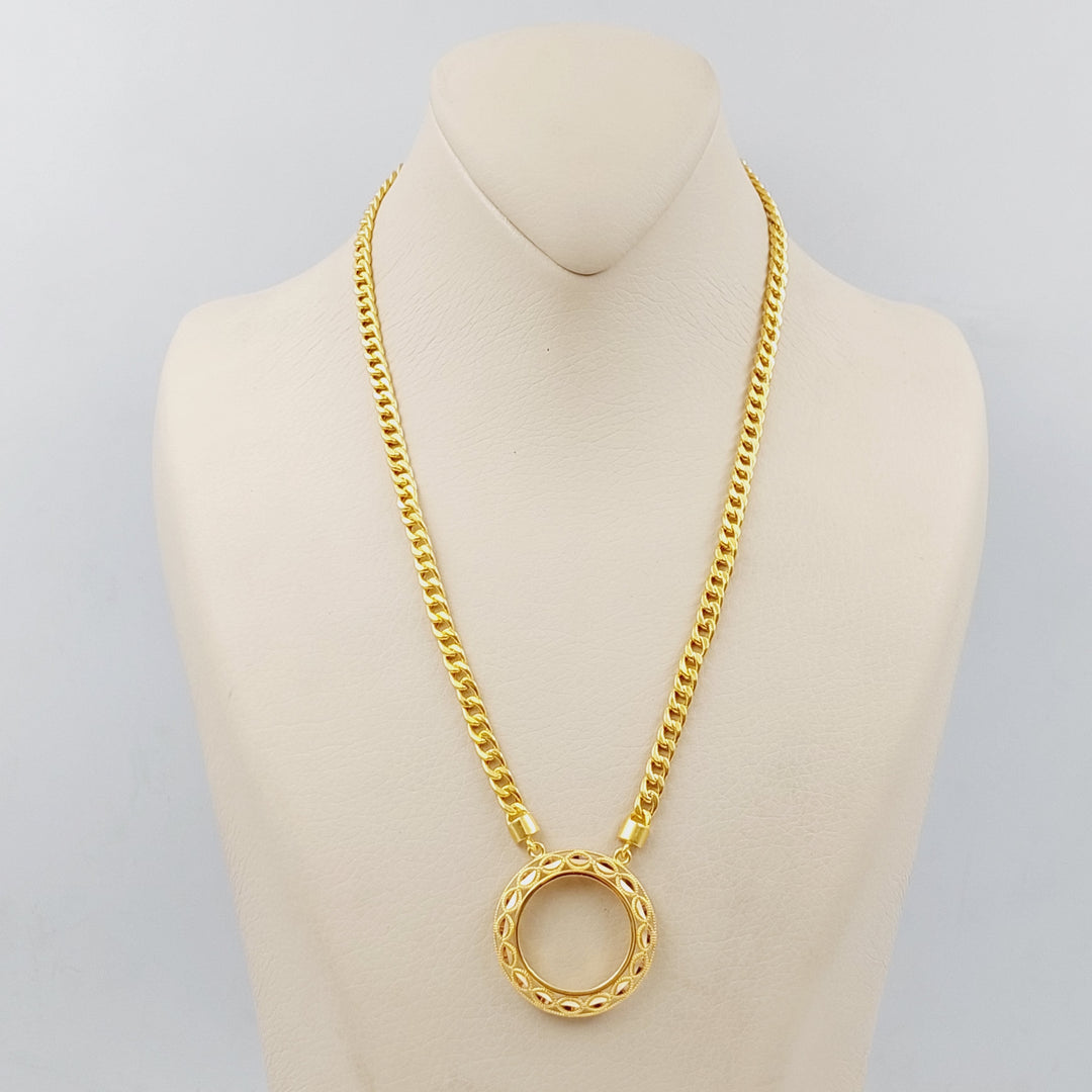 21K Gold Frame Necklace by Saeed Jewelry - Image 1