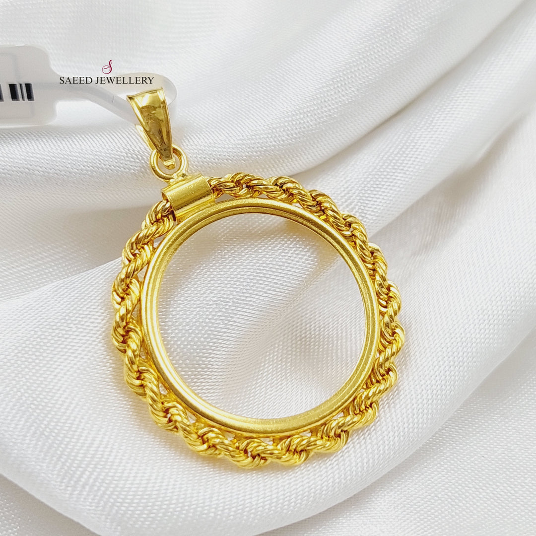 21K Gold Frame Pendant by Saeed Jewelry - Image 1