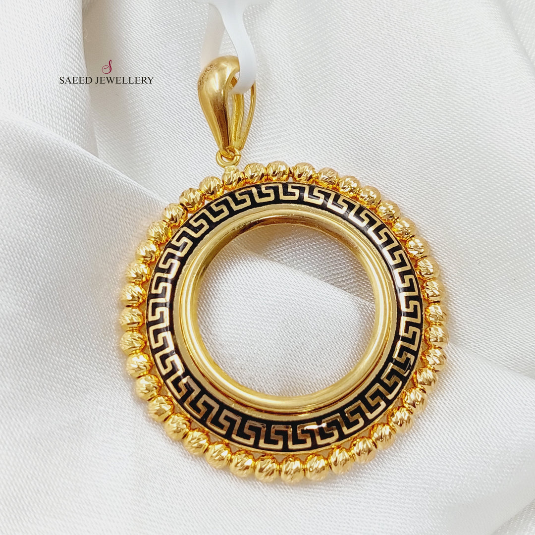 21K Gold Frame Pendant by Saeed Jewelry - Image 1