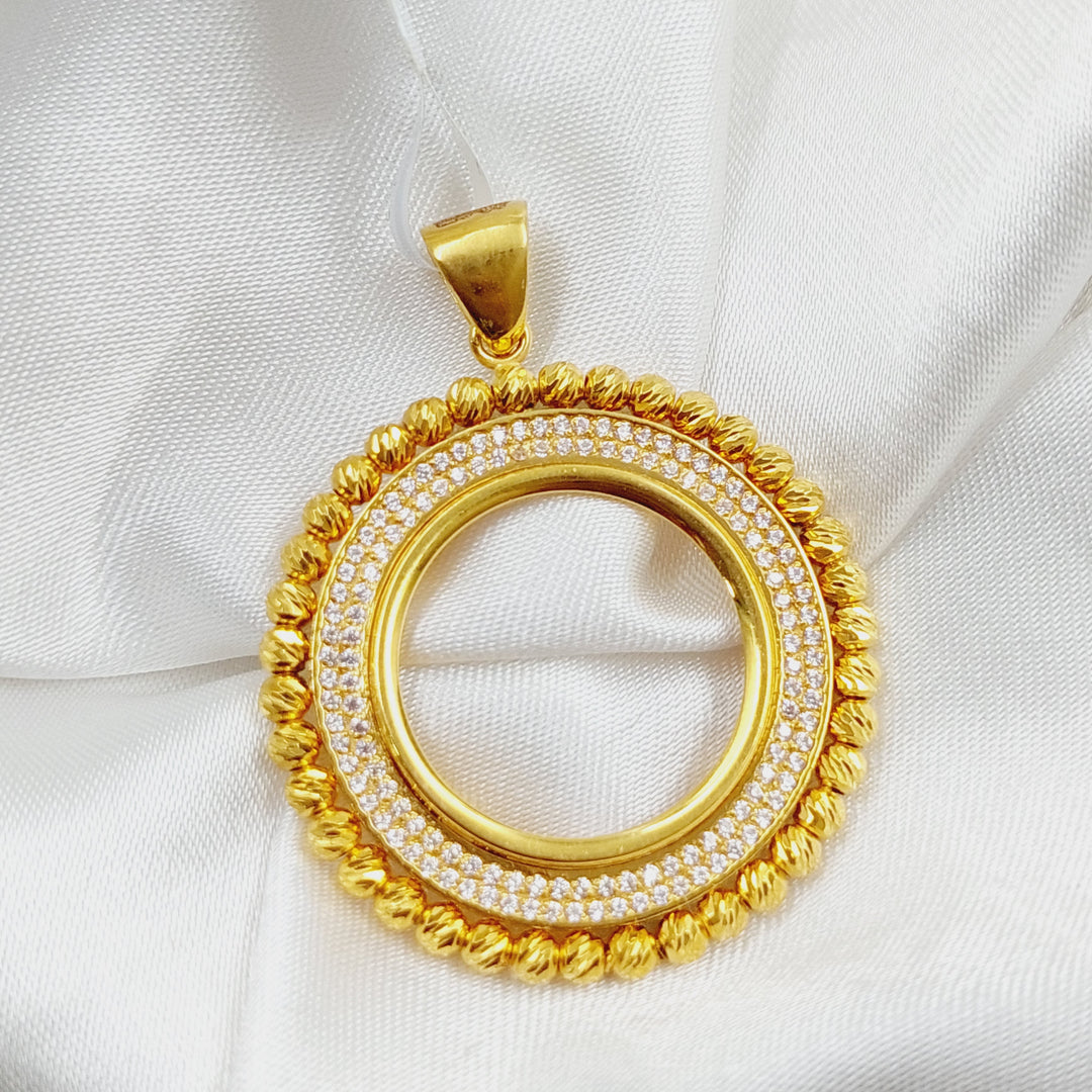 21K Gold Frame Pendant by Saeed Jewelry - Image 5