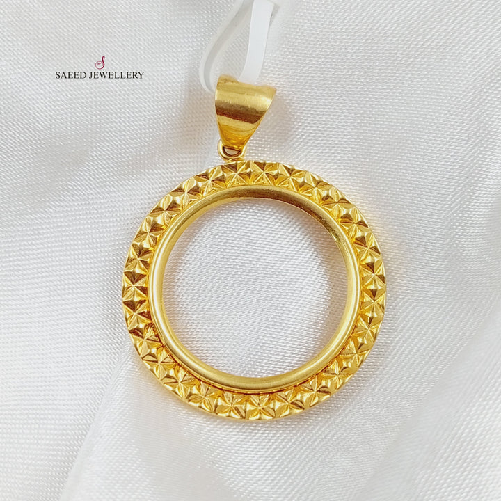 21K Gold Frame Pendant by Saeed Jewelry - Image 1