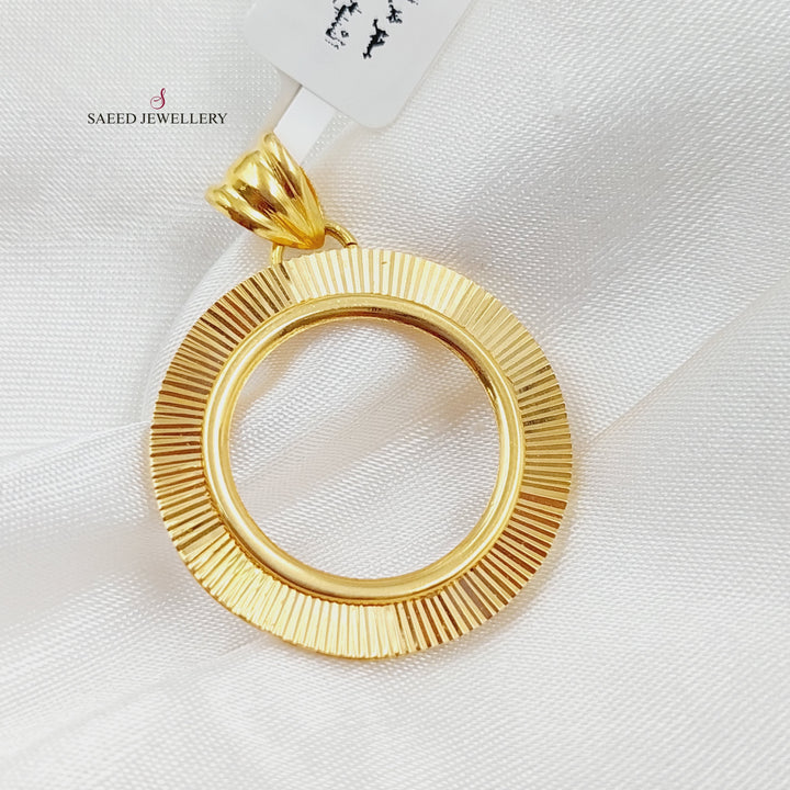 21K Gold Frame Pendant by Saeed Jewelry - Image 3