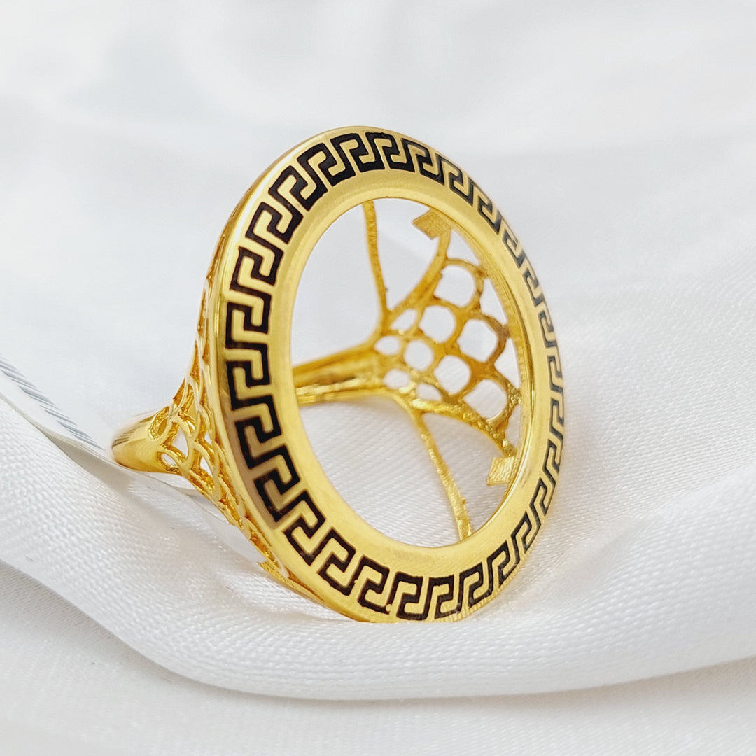 21K Gold Frame Ring by Saeed Jewelry - Image 5