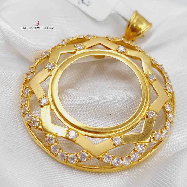 21K Gold Frame Pendant by Saeed Jewelry - Image 3