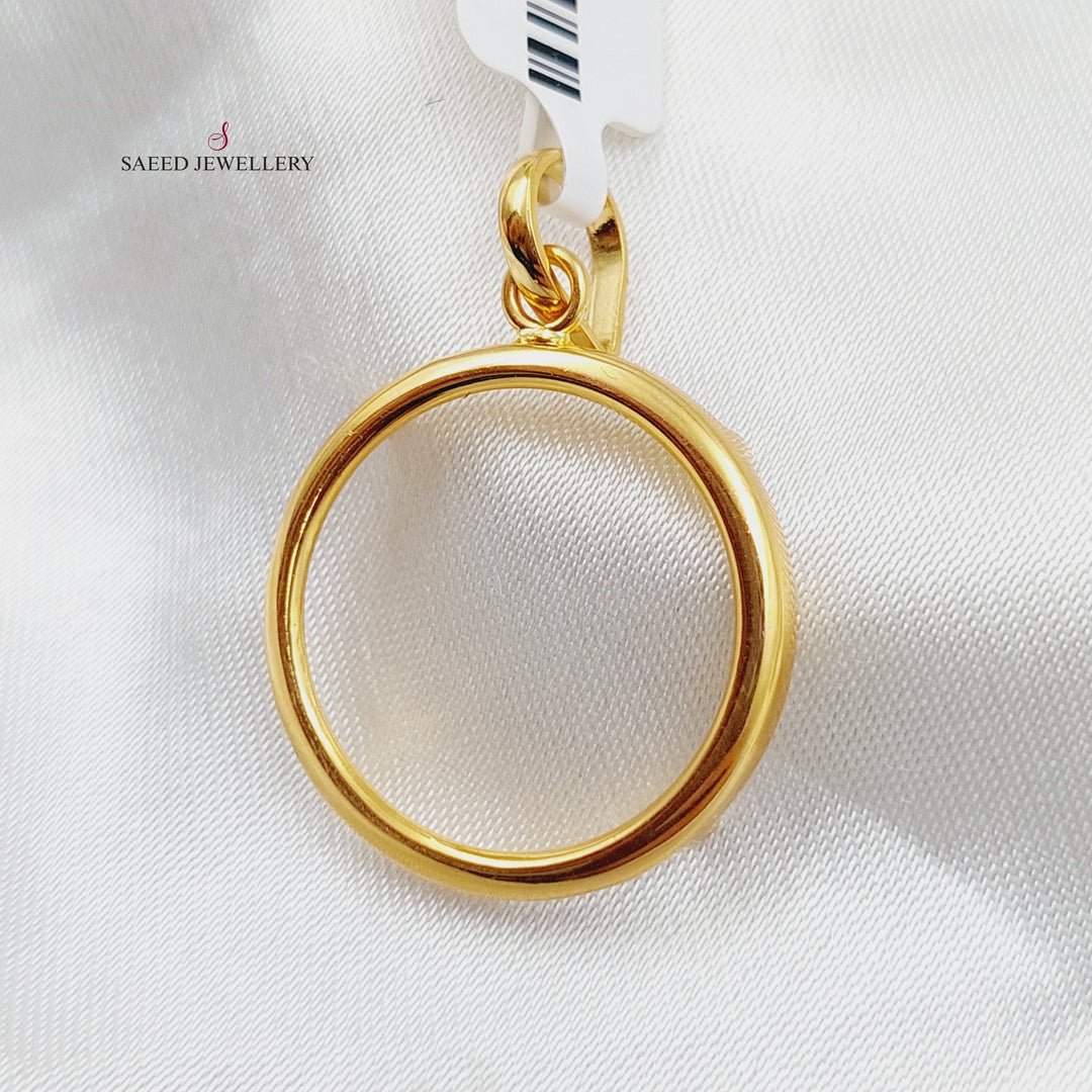 21K Gold Frame Pendant by Saeed Jewelry - Image 3