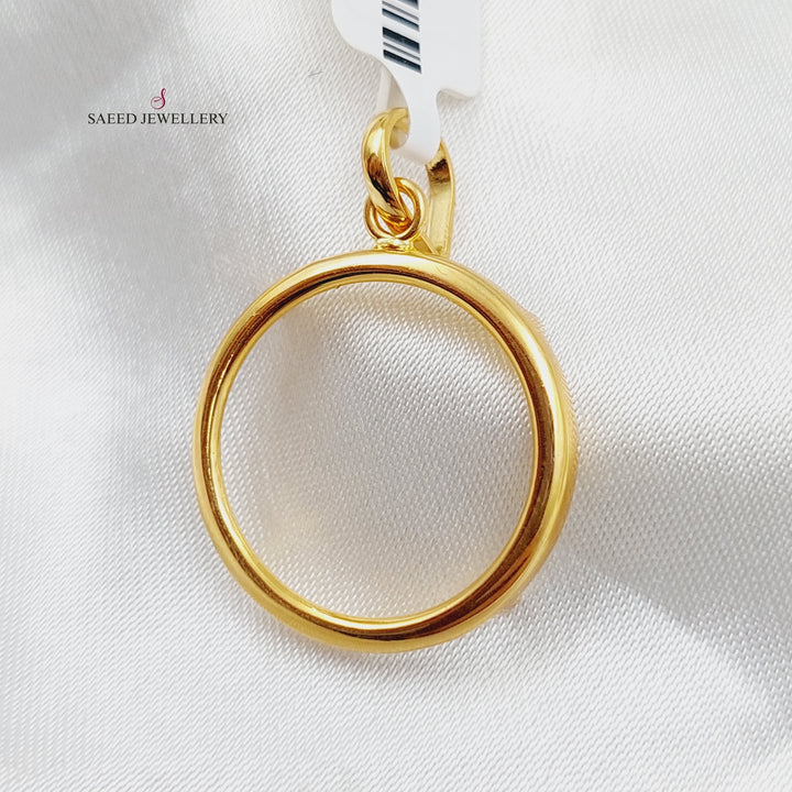 21K Gold Frame Pendant by Saeed Jewelry - Image 3