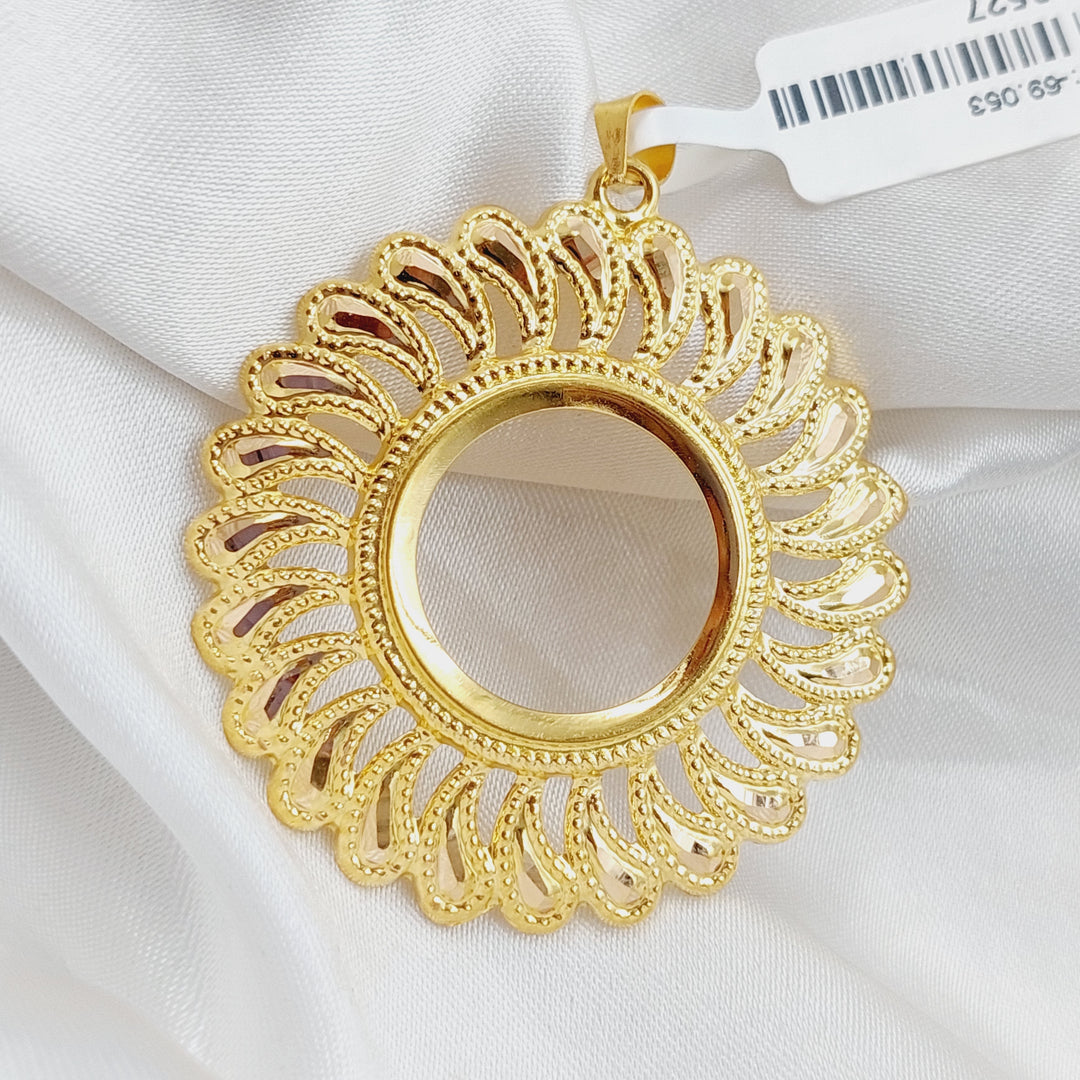 21K Gold Frame Pendant by Saeed Jewelry - Image 1