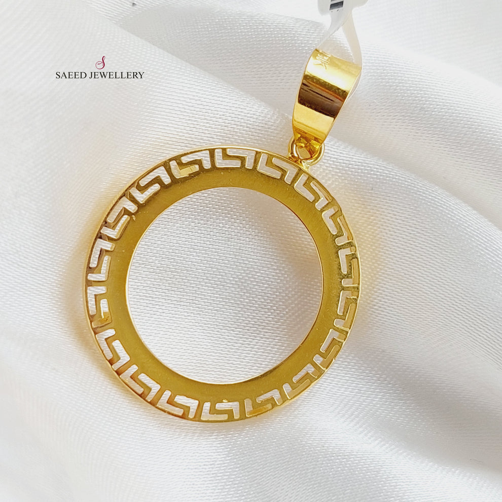 21K Gold Frame Pendant by Saeed Jewelry - Image 2