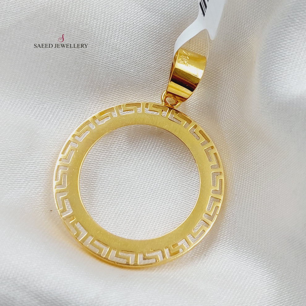 21K Gold Frame Pendant by Saeed Jewelry - Image 1