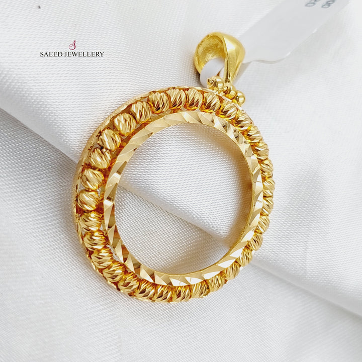 21K Gold Frame Pendant by Saeed Jewelry - Image 3