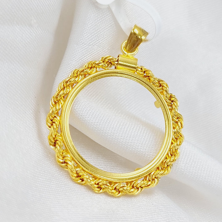 21K Gold Frame Pendant by Saeed Jewelry - Image 6