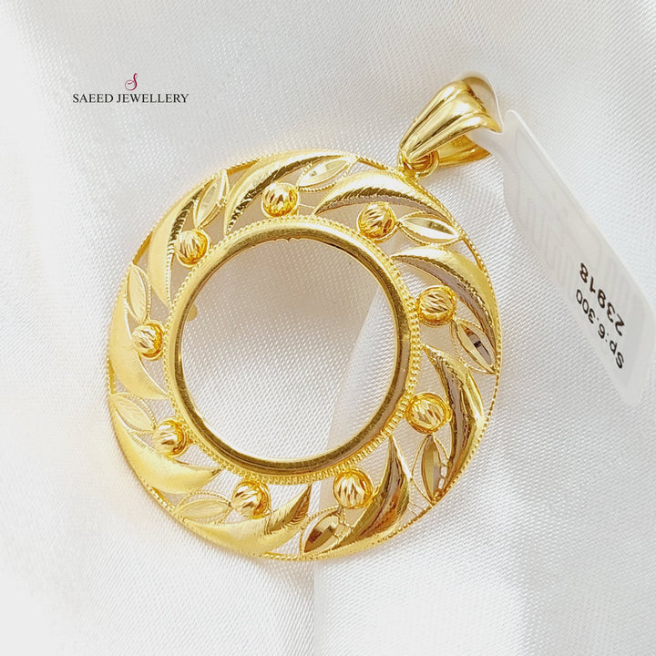 21K Gold Frame Pendant by Saeed Jewelry - Image 1