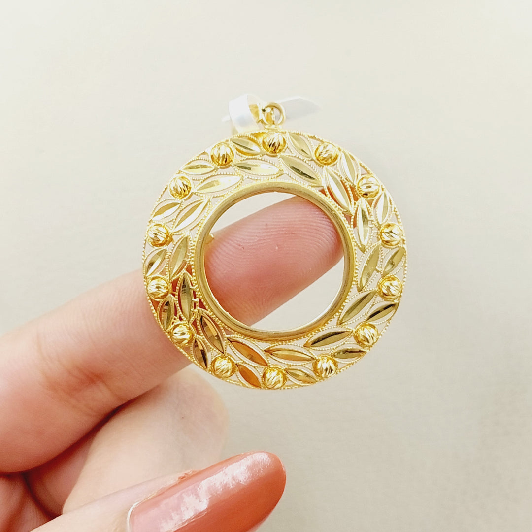 21K Gold Frame Pendant by Saeed Jewelry - Image 2