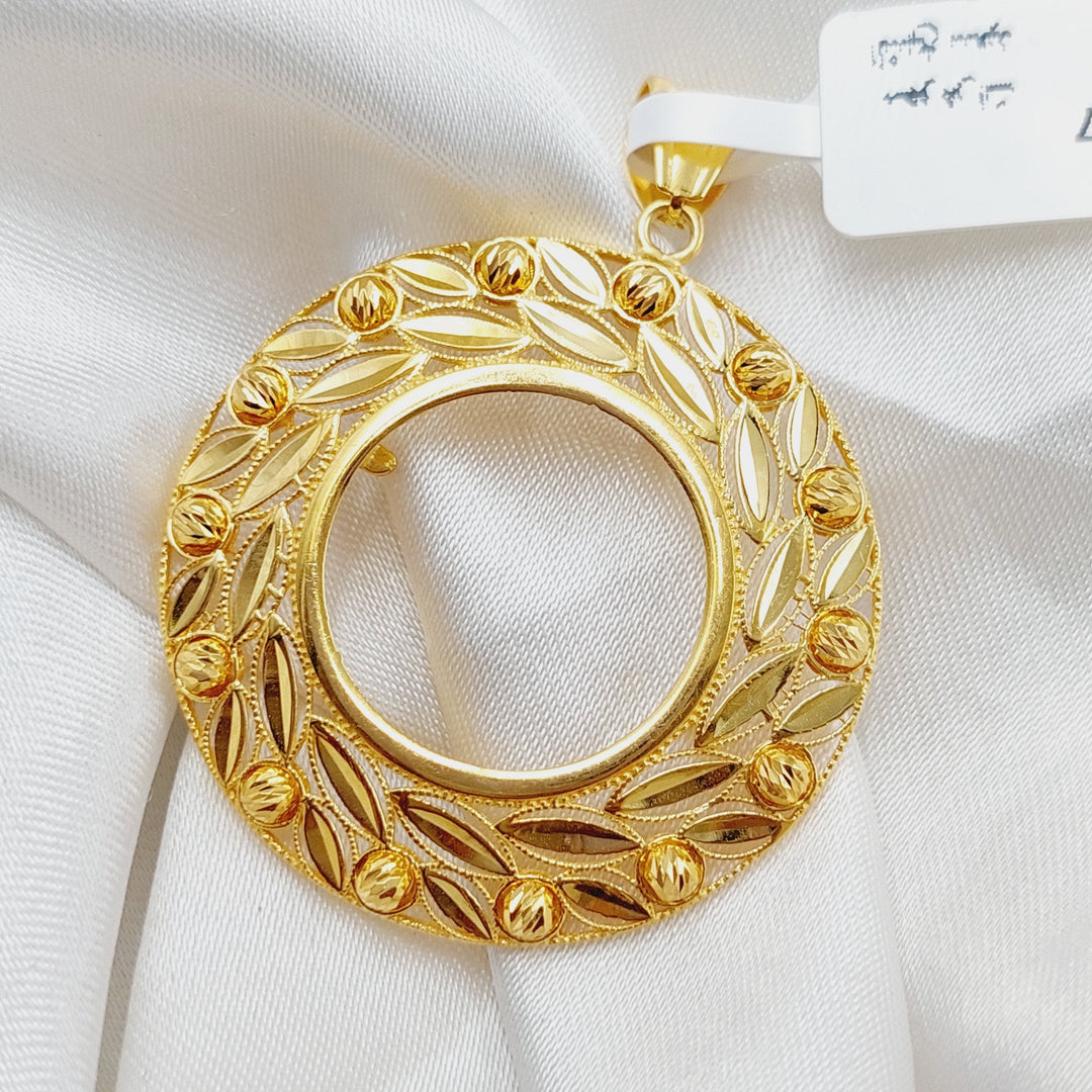 21K Gold Frame Pendant by Saeed Jewelry - Image 7